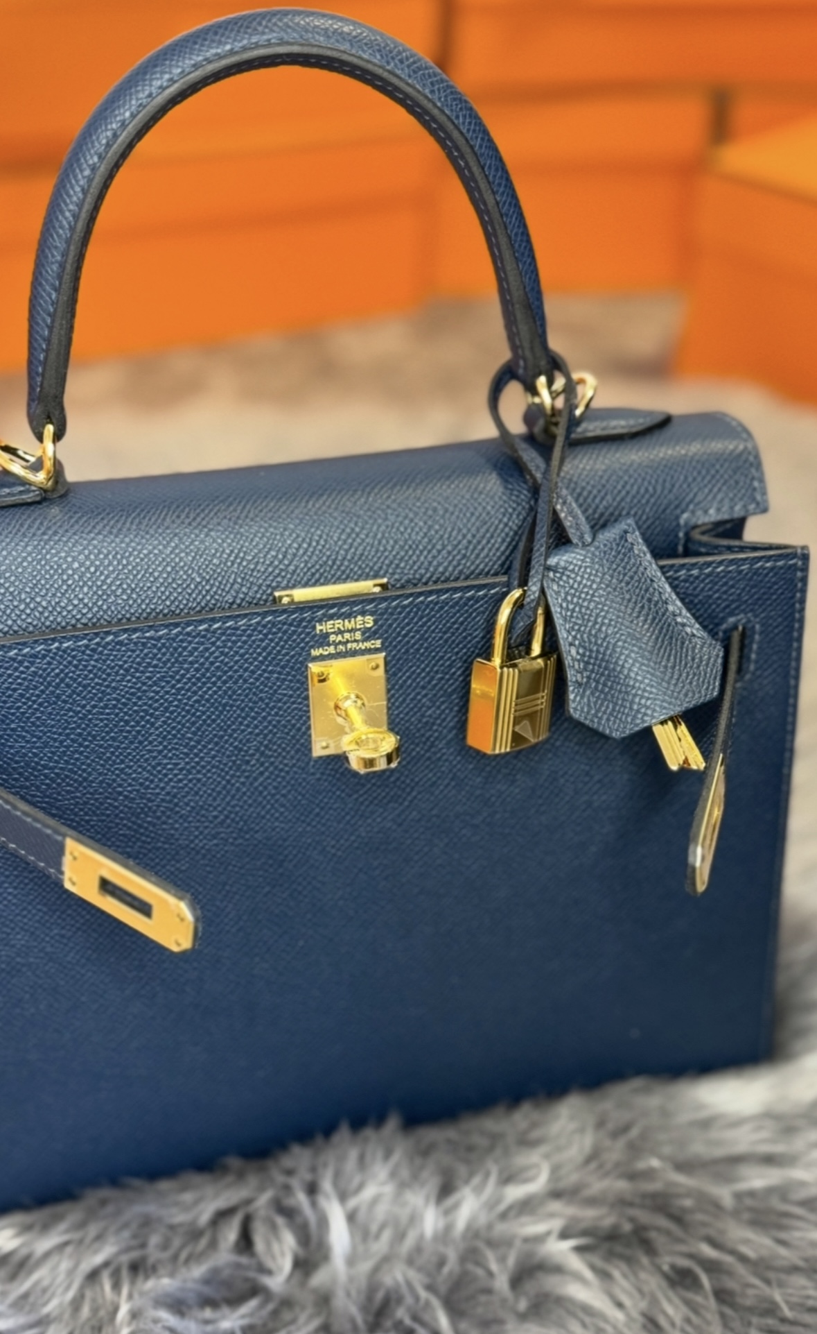 Hermès Kelly 25 Sellier Epsom Leather