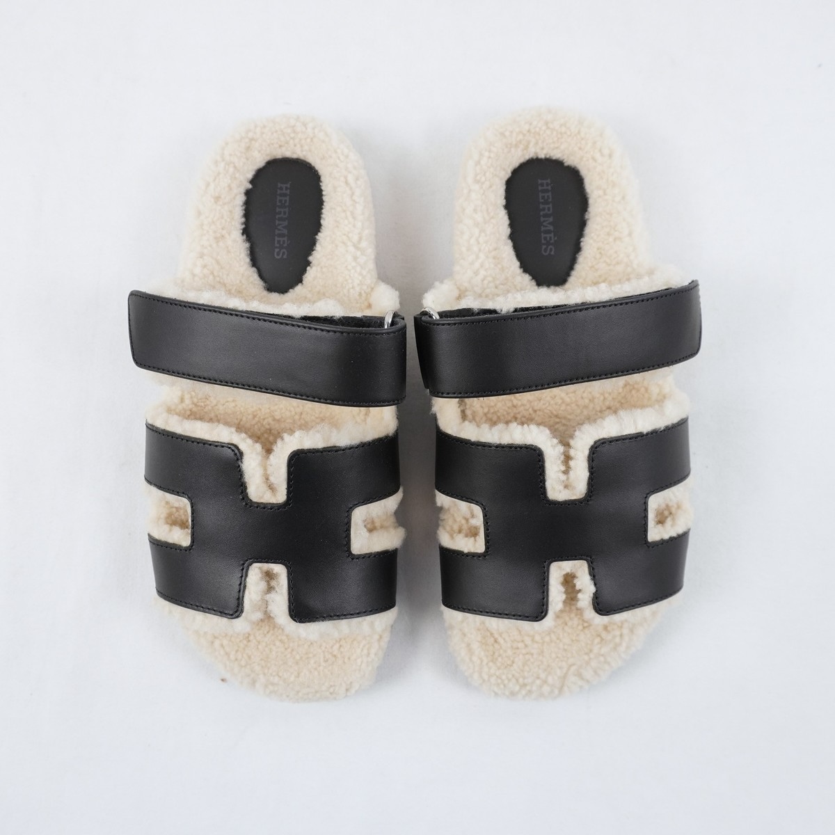 Hermès Chypre Sandal Shearling (Size 38)